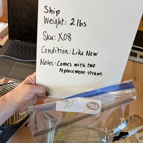 Starbucks Recycled Glass Triangle Cold Cup With Lid 16 ounce Mint - Picture 5 of 8